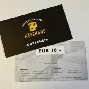 Käsehaus Gutschein € 10